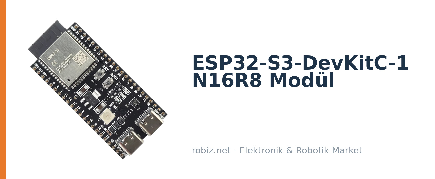 ESP32-S3-DevKitC-1 N16R8 Modül