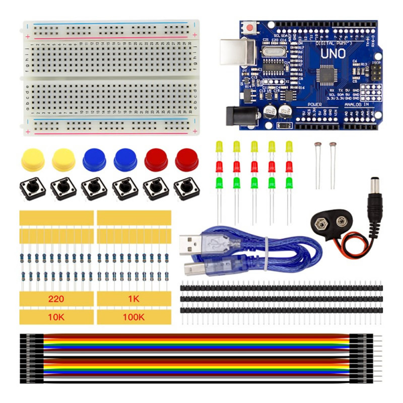 Arduino Uno R3 Starter Kit 78 Pieces Boxed