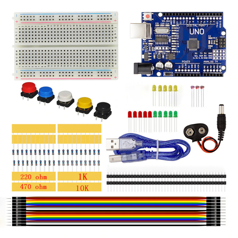 Arduino Uno R3 Starter Kit 78 Pieces Boxed