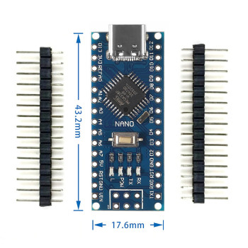 Arduino Nano 3.0 Type C Solderless
