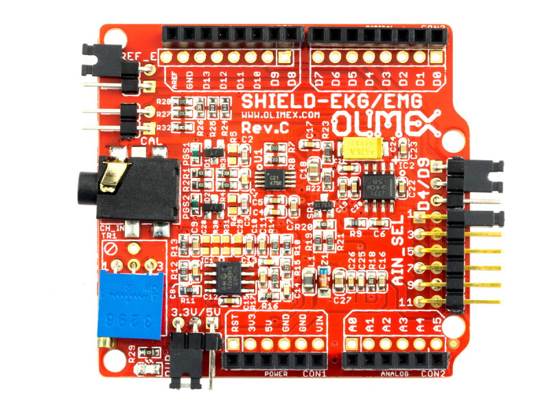 Olimex EKG-EMG Arduino SHIELD