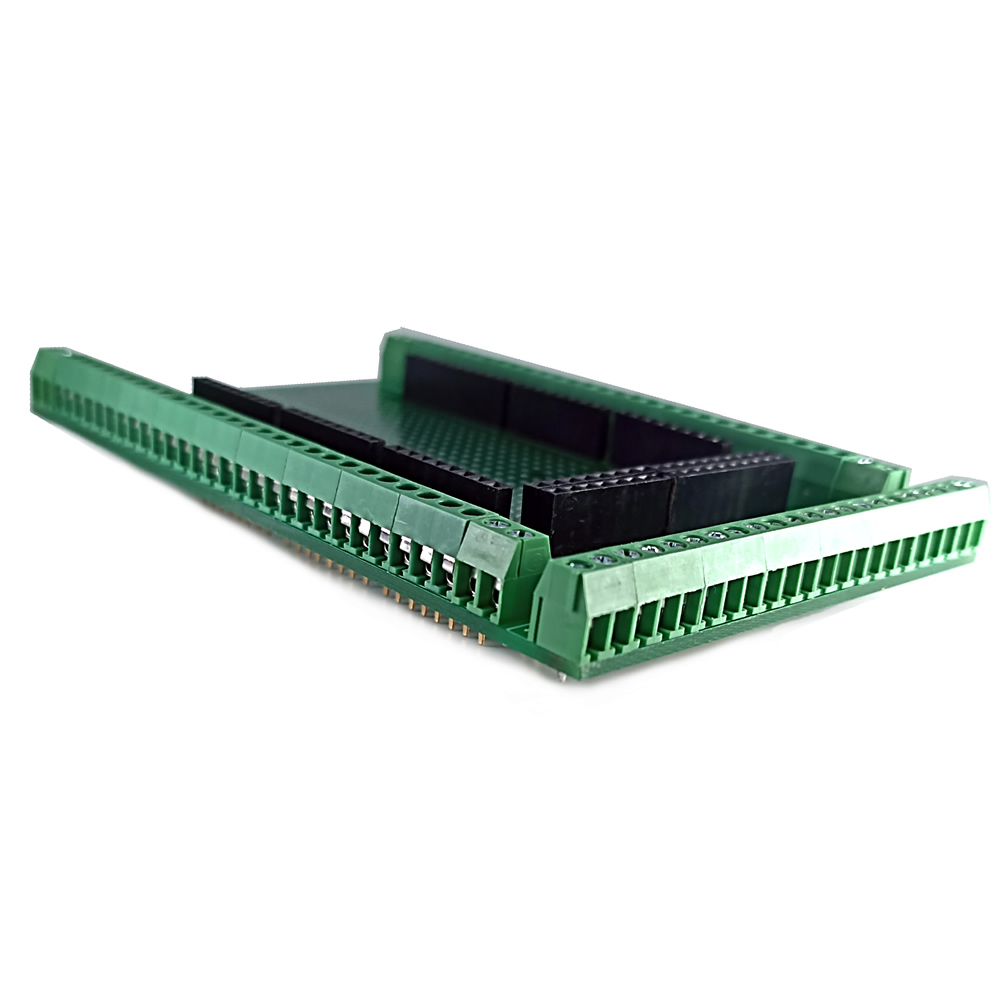 Arduino MEGA 2560 Terminal Adapter Shield 3.5mm Klemens Genişleme Kartı ...