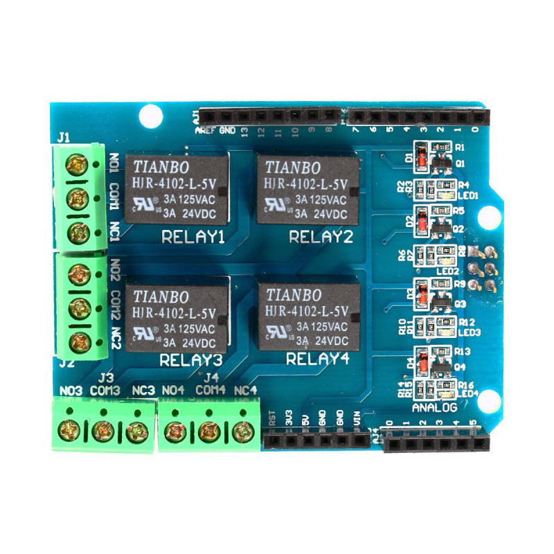 4 Channel Relay Shield