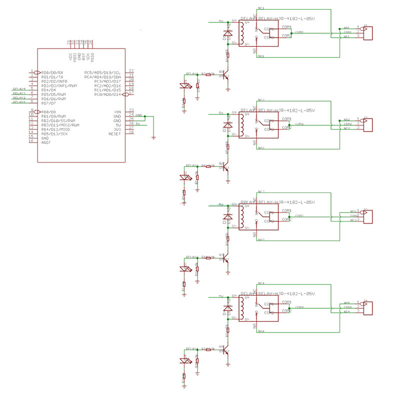4 Channel Relay Shield