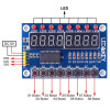TM1638 8 Digit 7 Segment Display Led Button Board