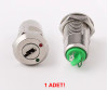 12mm Metal Button with 2 Keys