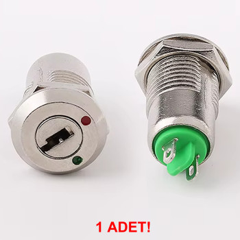 12mm Metal Button 2 Anahtarlı