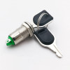 12mm Metal Button with 2 Keys