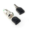 12mm Metal Button with 2 Keys