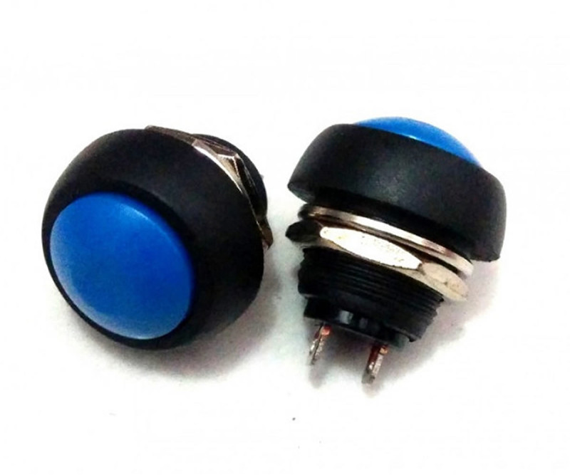 12mm PBS-33B Push Button Blue