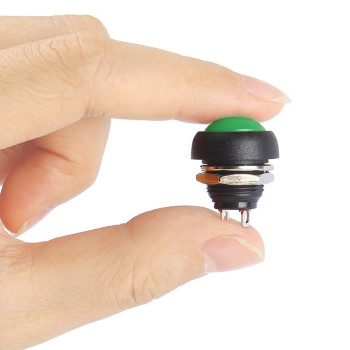12mm PBS-33B Push Button Green