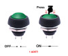 12mm PBS-33B Push Button Green
