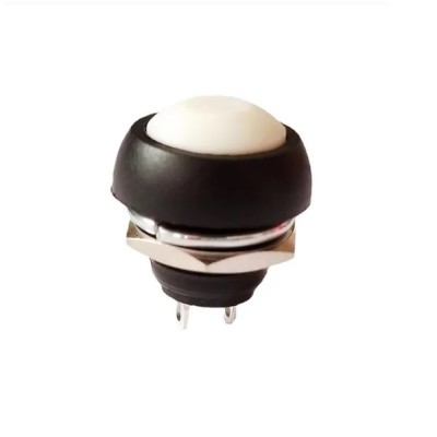 12mm PBS-33B Push Buton Beyaz 12mm PBS-33B Push Buton Beyaz