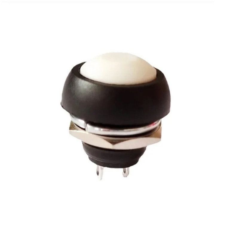 12mm PBS-33B Push Button White