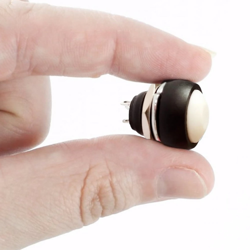 12mm PBS-33B Push Button White