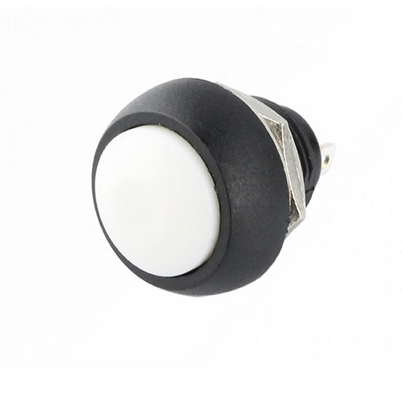 12mm PBS-33B Push Button White