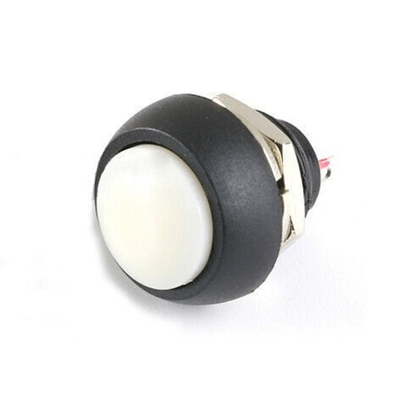 12mm PBS-33B Push Button White
