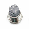 16mm Metal Button Latch White Power Symbol Led