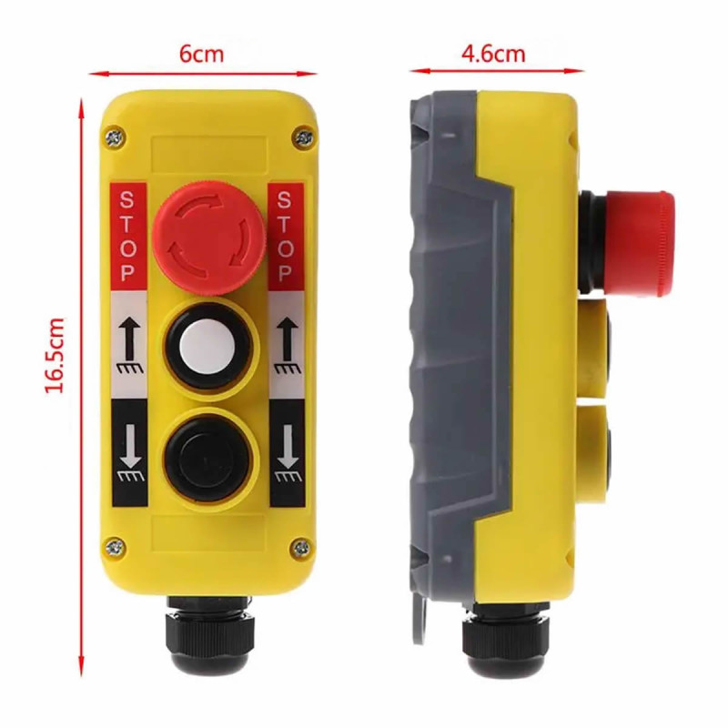 Industrial Emergency Control 2 Buttons