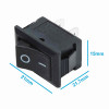 2 Pin Black Switch Kcd1