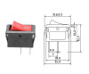 2 Pin Switch Red Kcd1