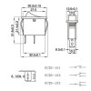 15A 250V 2 Pin Slim Switch KCD3-101