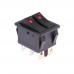 KCD3-2 6 Pin 16A 250V Ledli Çift Buton
