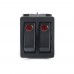 KCD3-2 6 Pin 16A 250V Ledli Çift Buton
