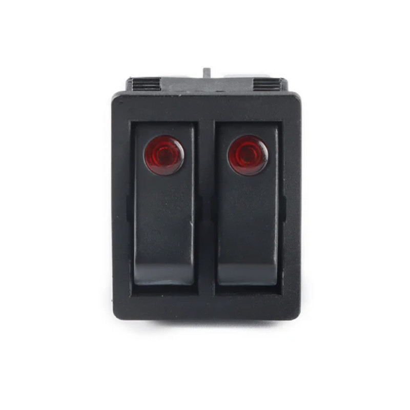 KCD3-2 6 Pin 16A 250V Dual Switch with LED