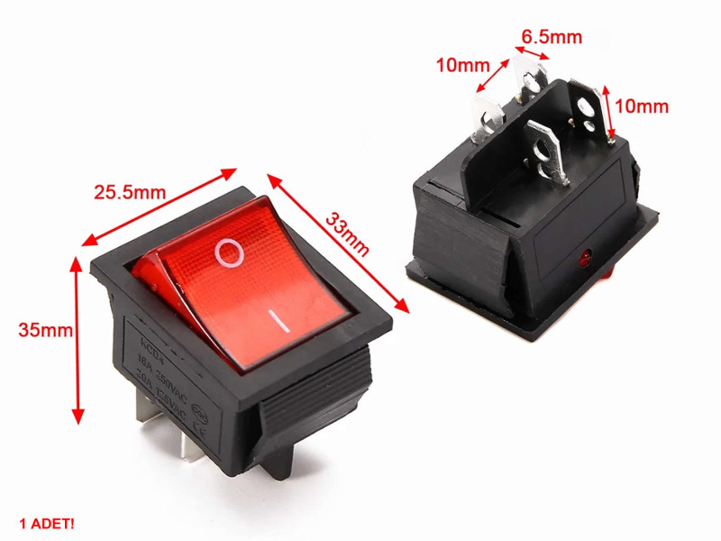 16A 250V Switch Kcd4-201