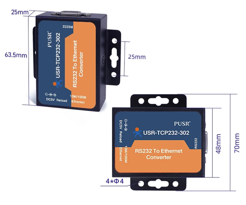 RS232 to Ethernet USR-TCP232-302