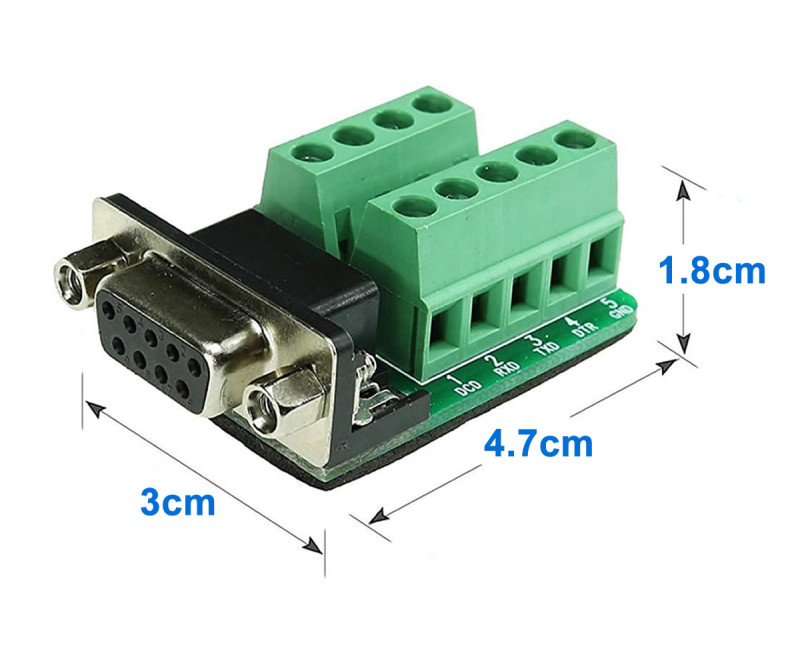 DB9 to Dip Adapter Female
