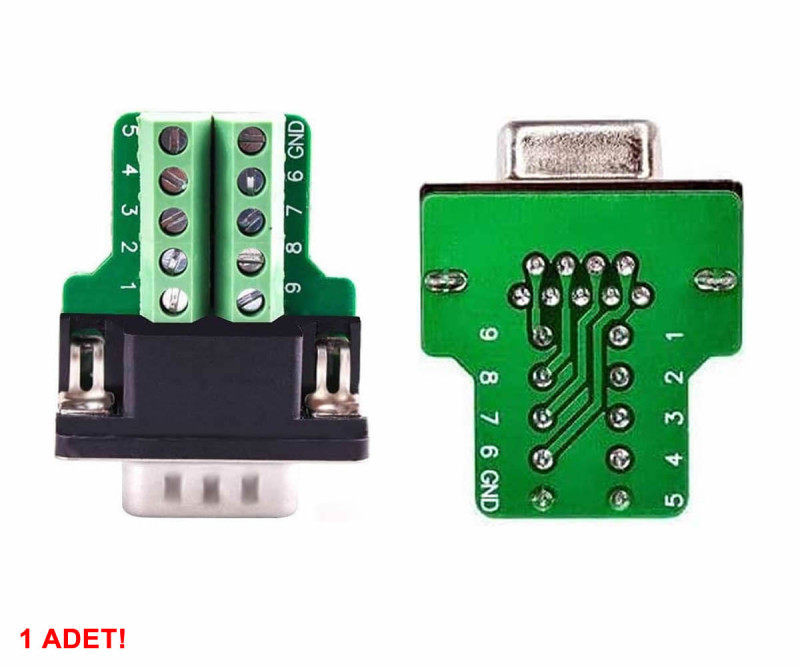 Boxed DB9 to Dip Adapter Male