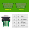 Boxed DB9 to Dip Adapter Male