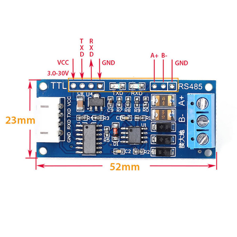 TTL to RS485 Module Automatic Flow Control