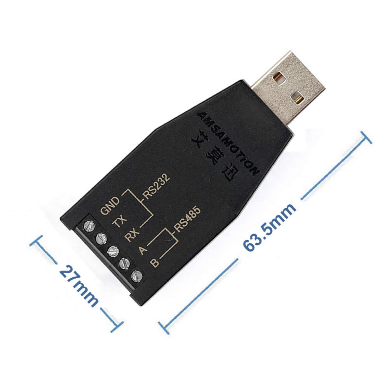 USB to RS232 / RS485 Module Amsamotion