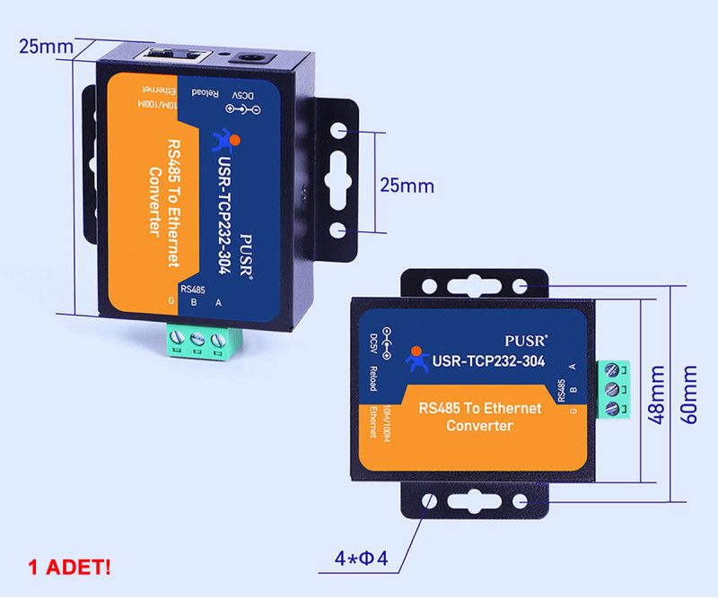 Rs485 to Ethernet USR-TCP232-304