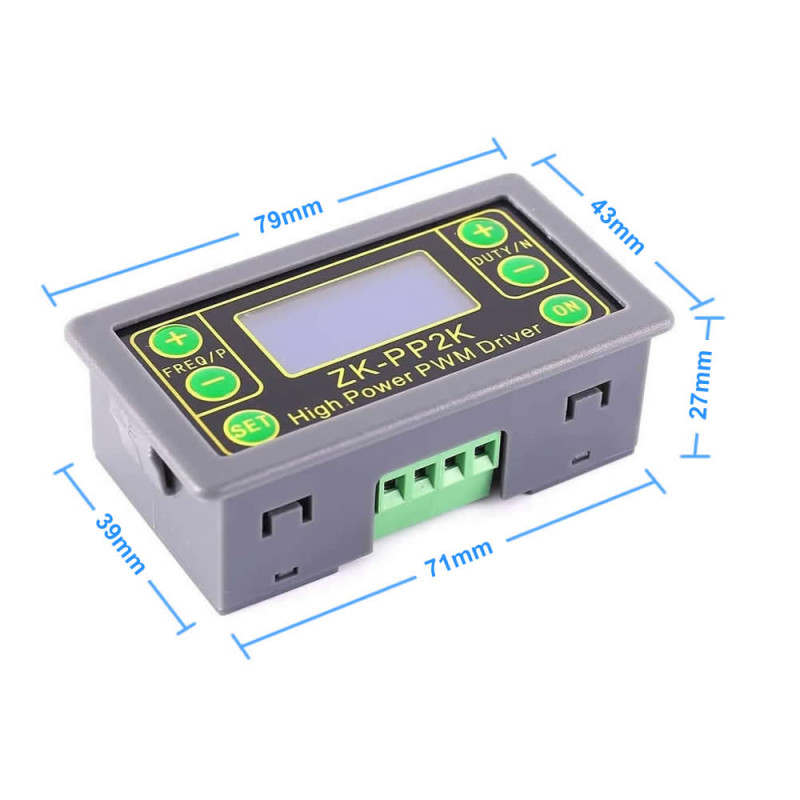 Panel Enclosed ZK-PP2K Square Wave Signal Generator