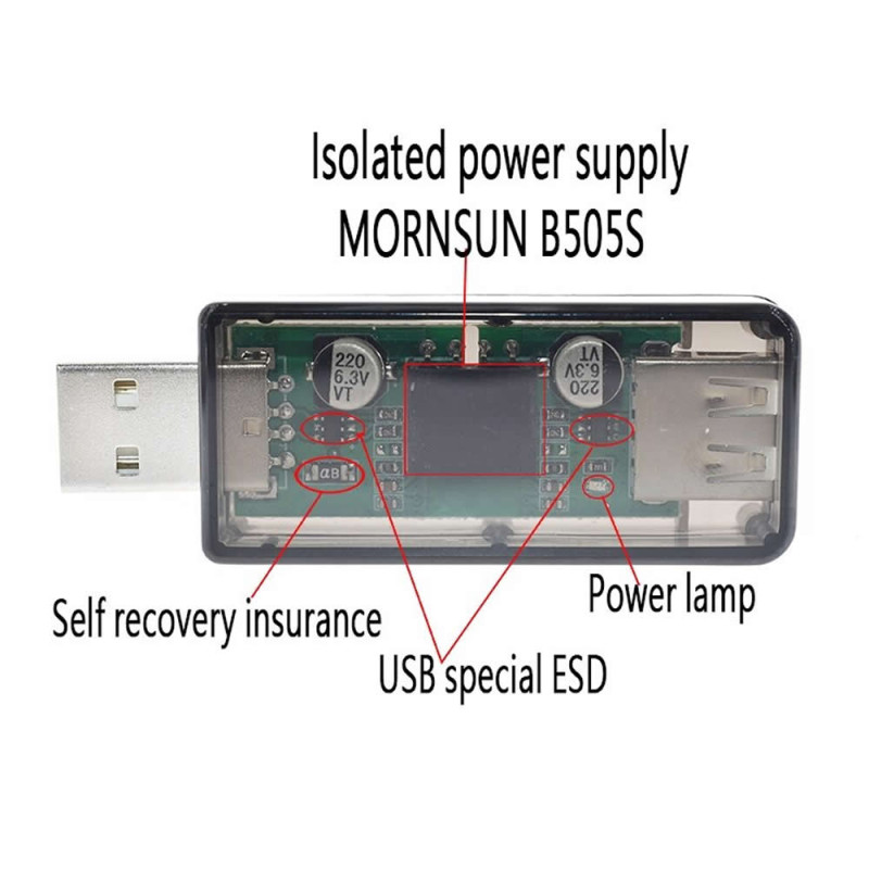 ADUM3160 USB Isolator Module Cased