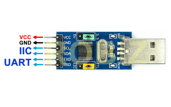 CH341T USB to IIC UART Module