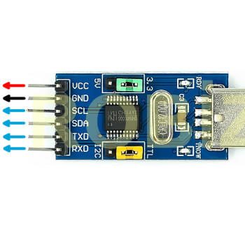 CH341T USB to IIC UART Modül