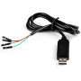 Cabled PL2303 USB to TTL UART Module