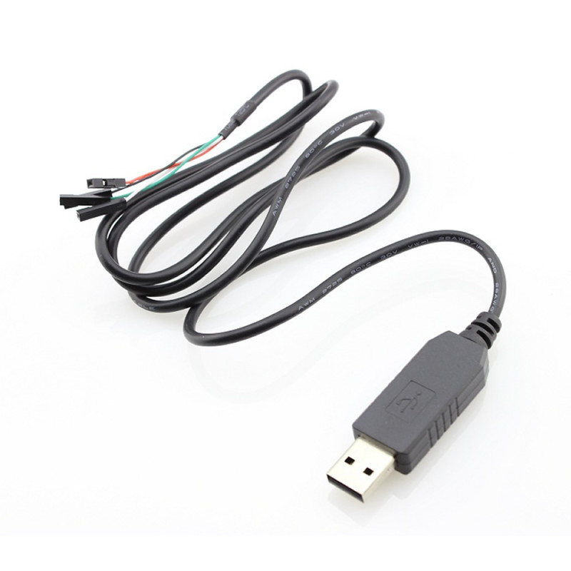 Cabled PL2303 USB to TTL UART Module