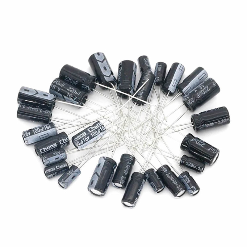 120pcs Capacitor Set Electrolytic