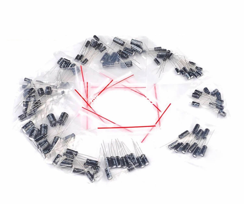 120pcs Capacitor Set Electrolytic