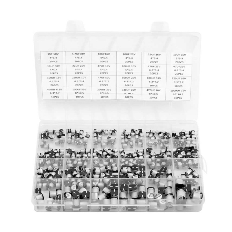 400 Pieces Smd Capacitor Set Boxed