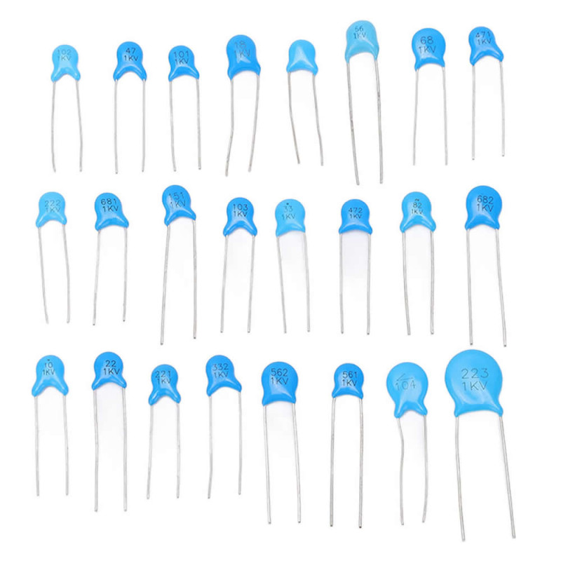 700 Pcs 24 Type Ceramic Capacitor Set Boxed