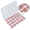 960 Pieces 24 Type Ceramic Capacitor Set