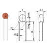 960 Pieces 24 Type Ceramic Capacitor Set