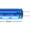 2.7V 50F Supercapacitor 18x41mm